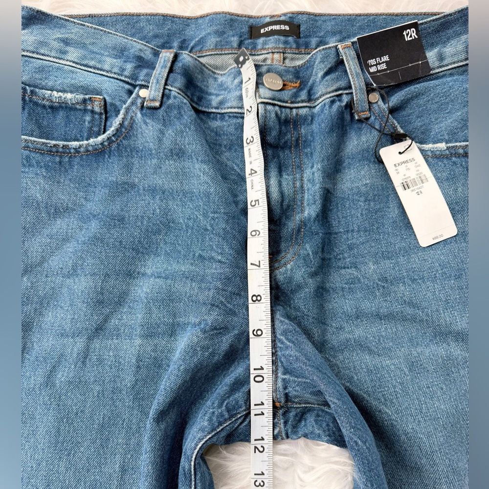 Express 70s Flare Mid Rise Jeans NWT—FREE SHIPPING - Picture 11 of 11